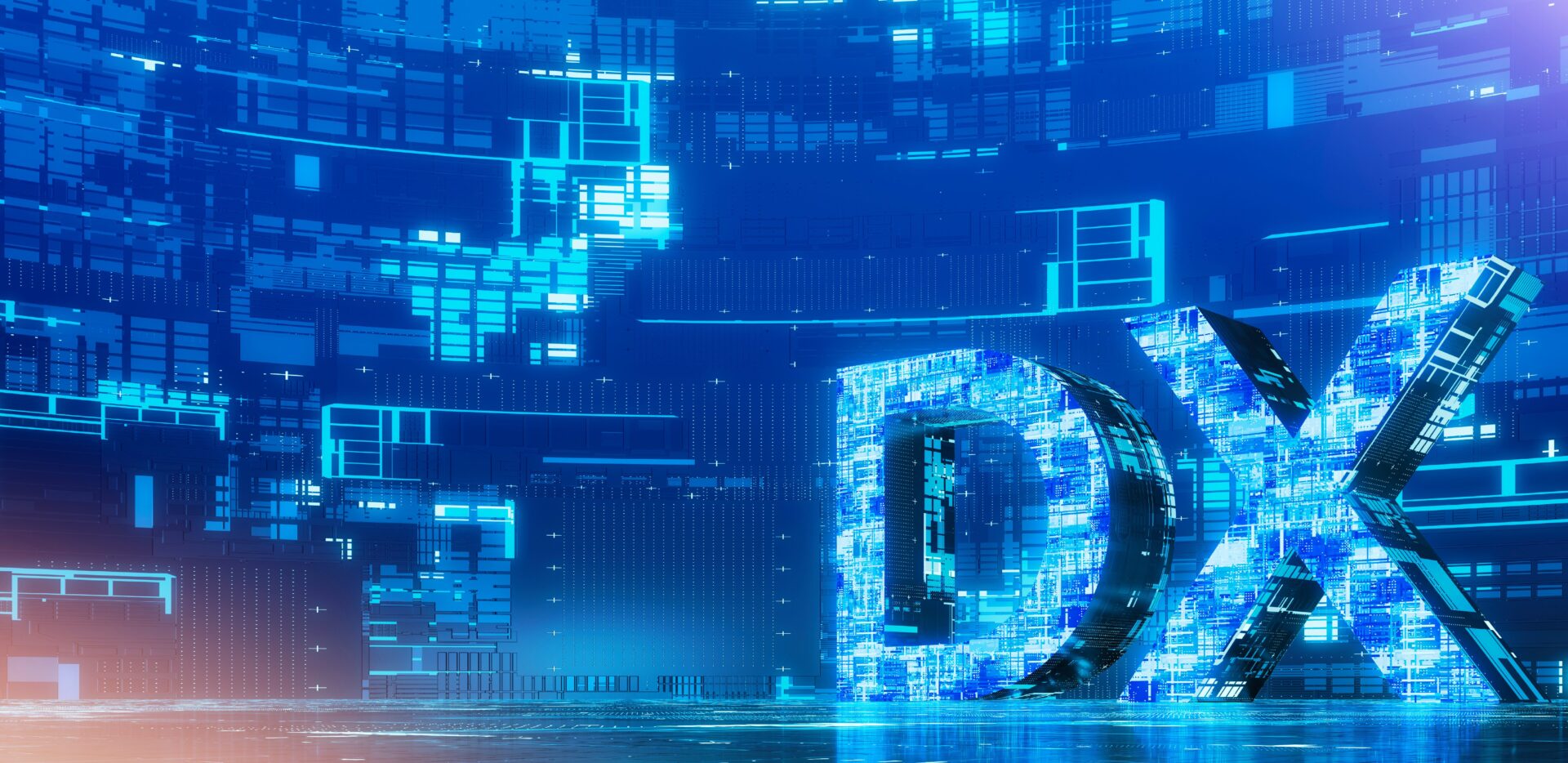DXのイメージ3Dイラスト