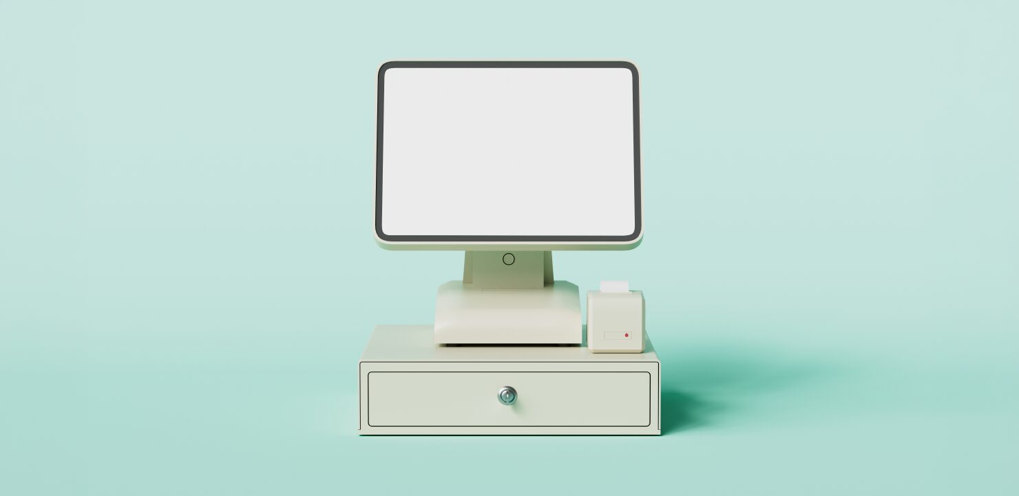 レジの3Dイメージ